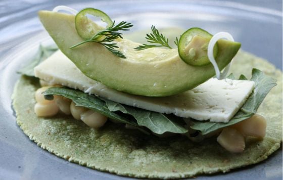 Platillo de gastronomía sostenible