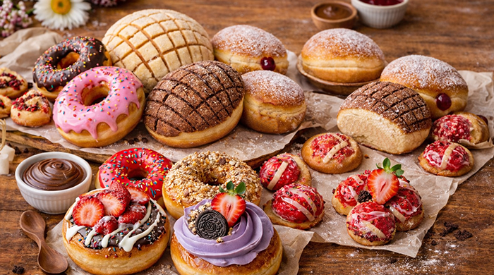 Conchas, berlinesas y donas