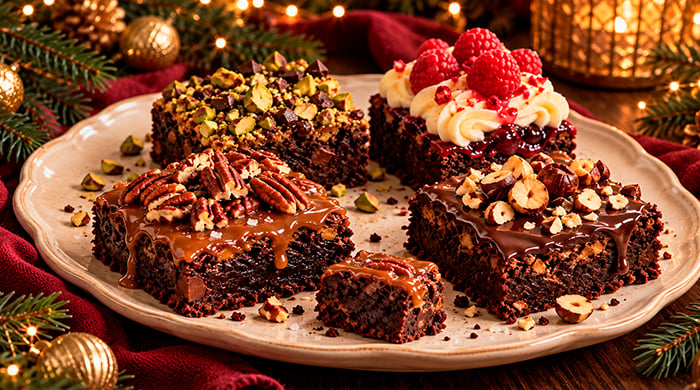 Brownies Navideños